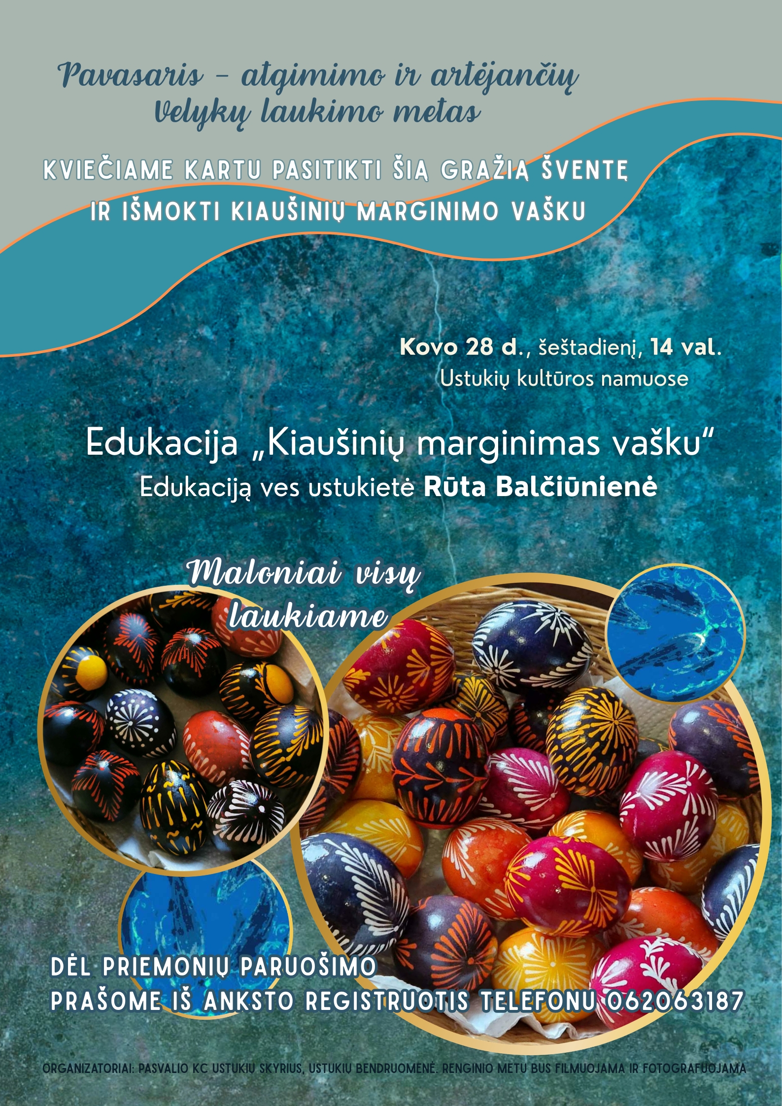 Ustukiai, kiaušiniai