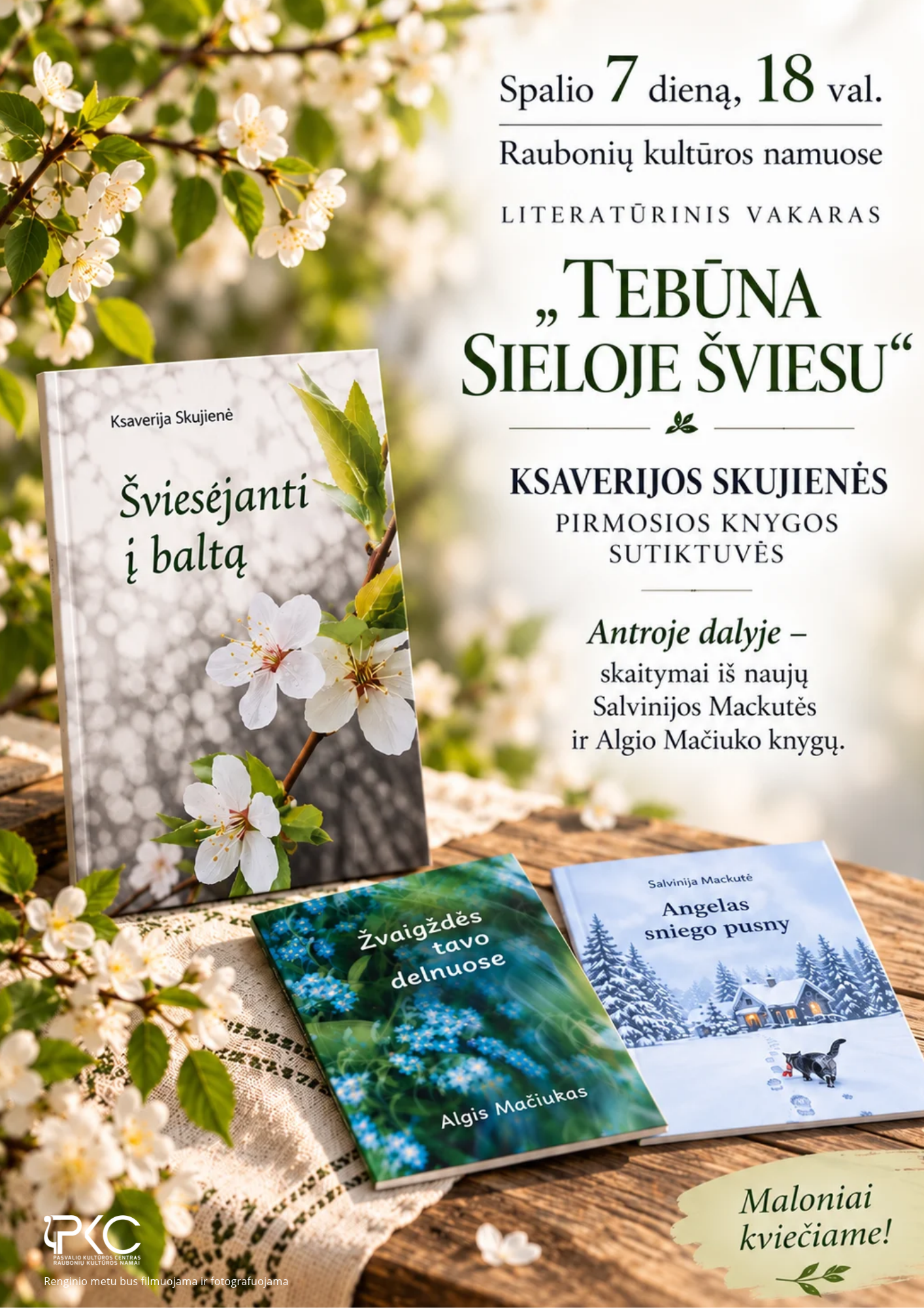 Literatūrinis vakaras Raubonyse