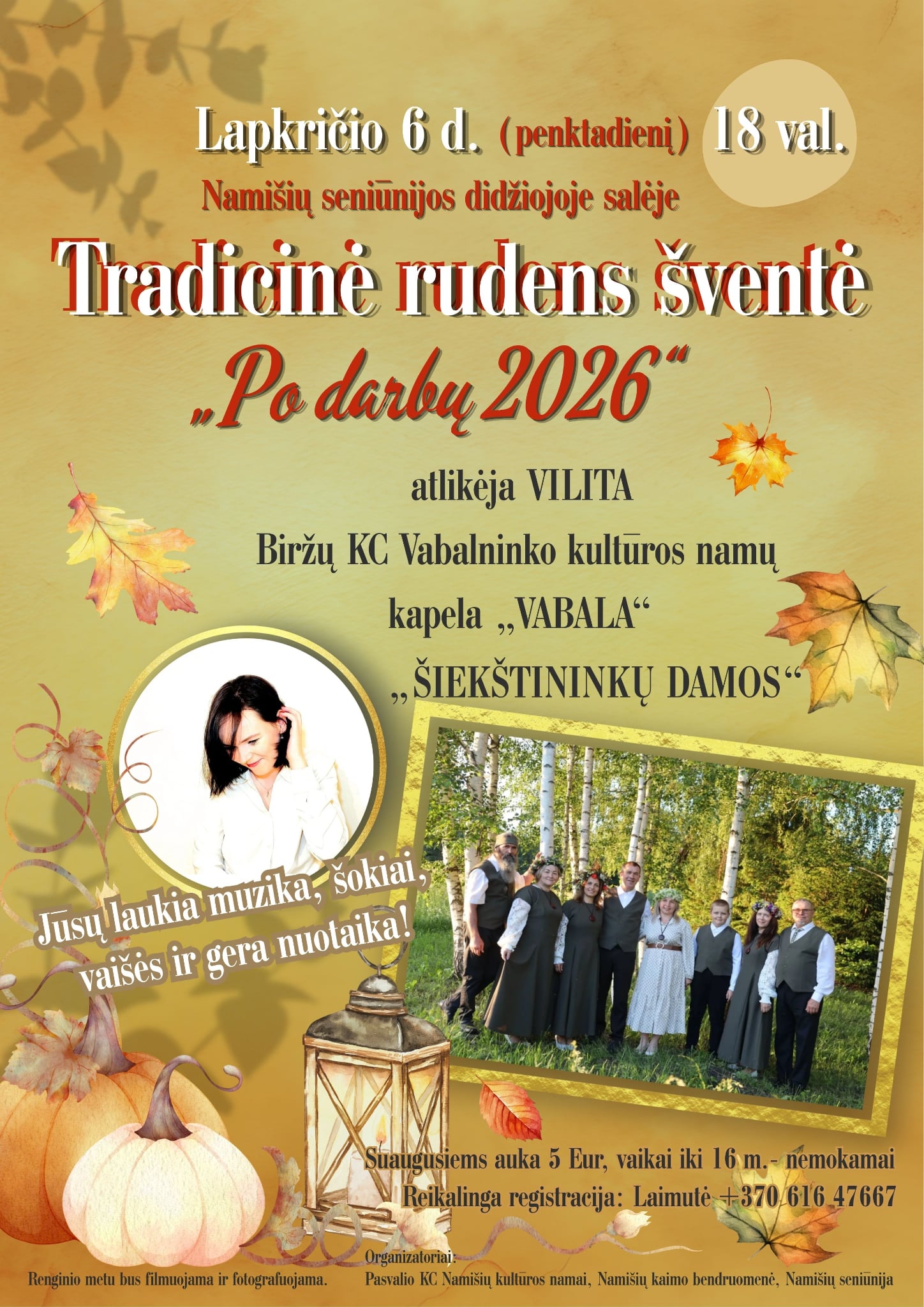 afiša Namišiai Po darbų